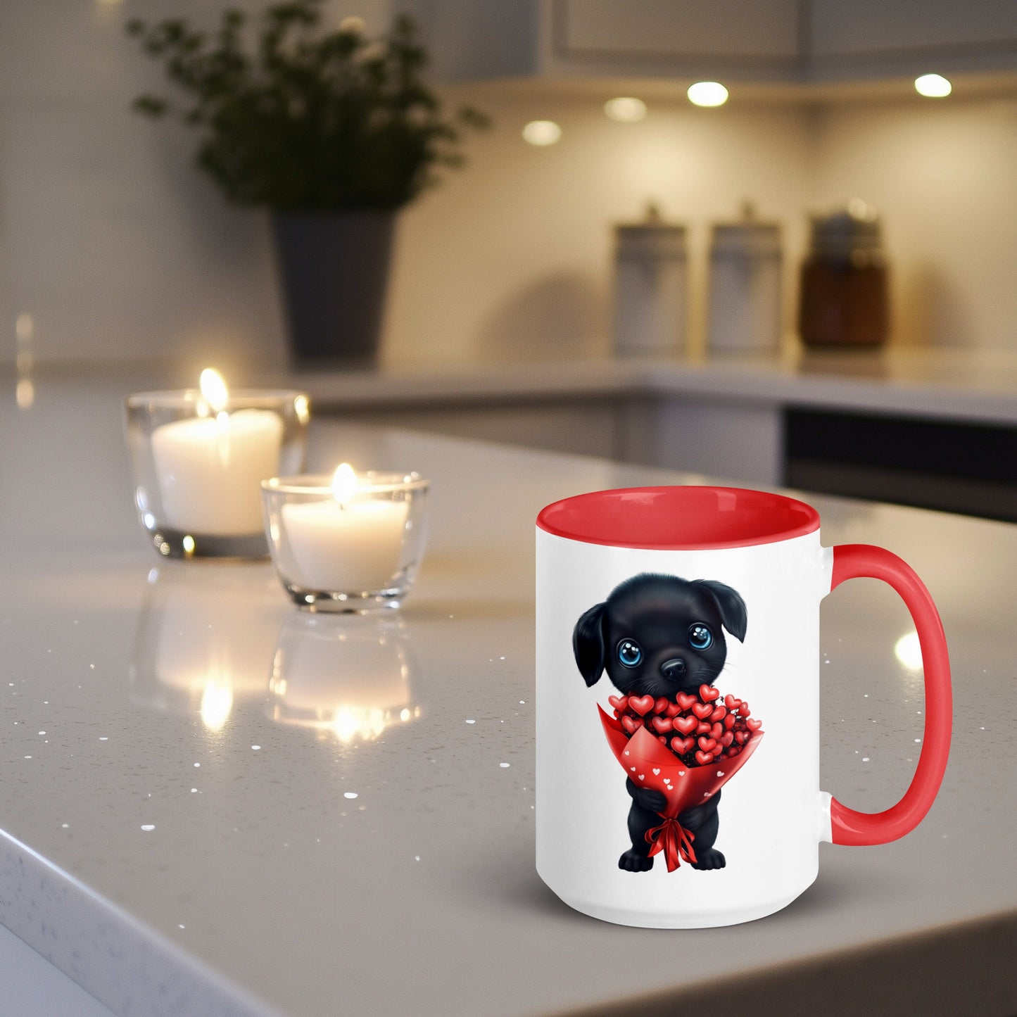 Be My Valentine Puppy Coffee and Tea Mug