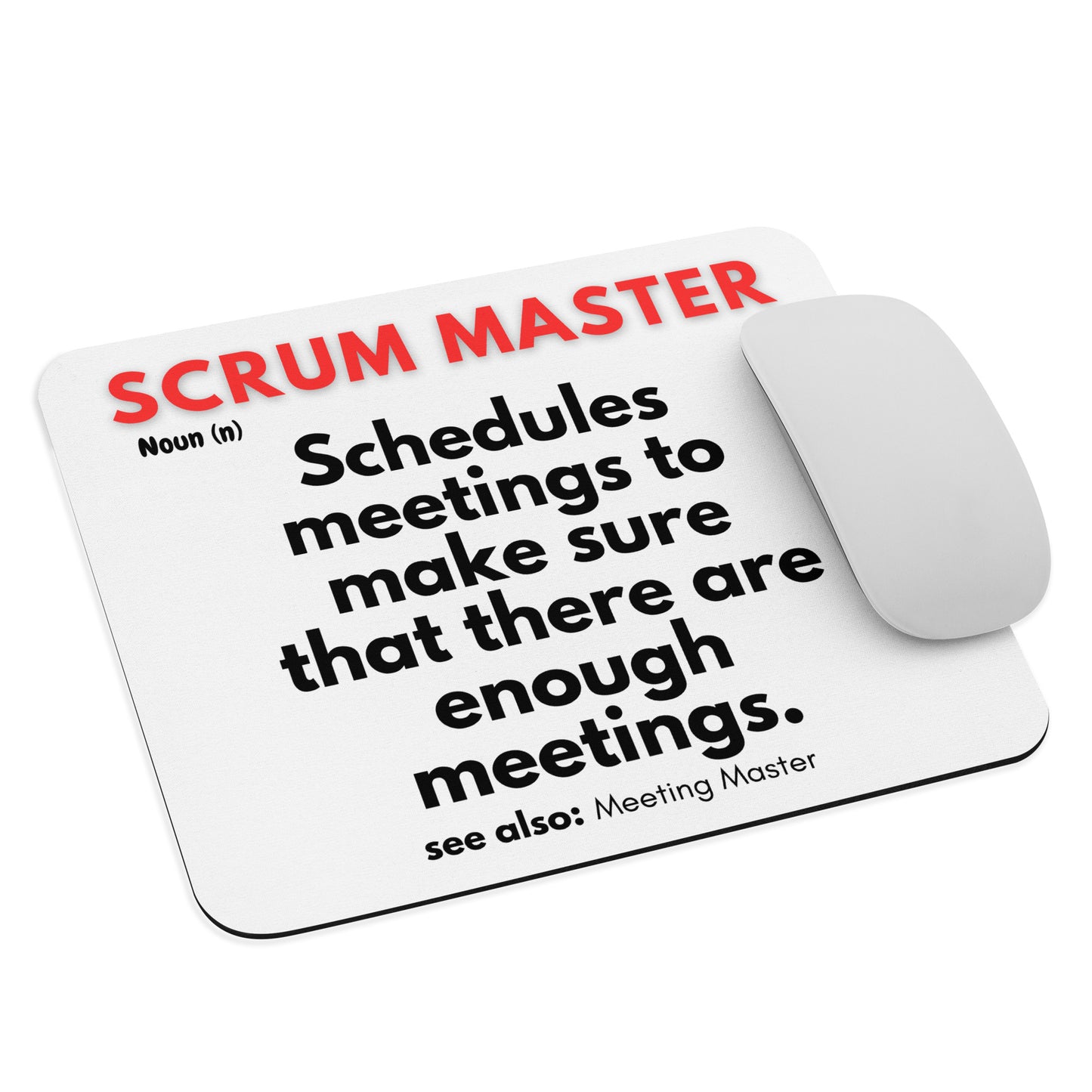 Scrum Master Mouse Pad
