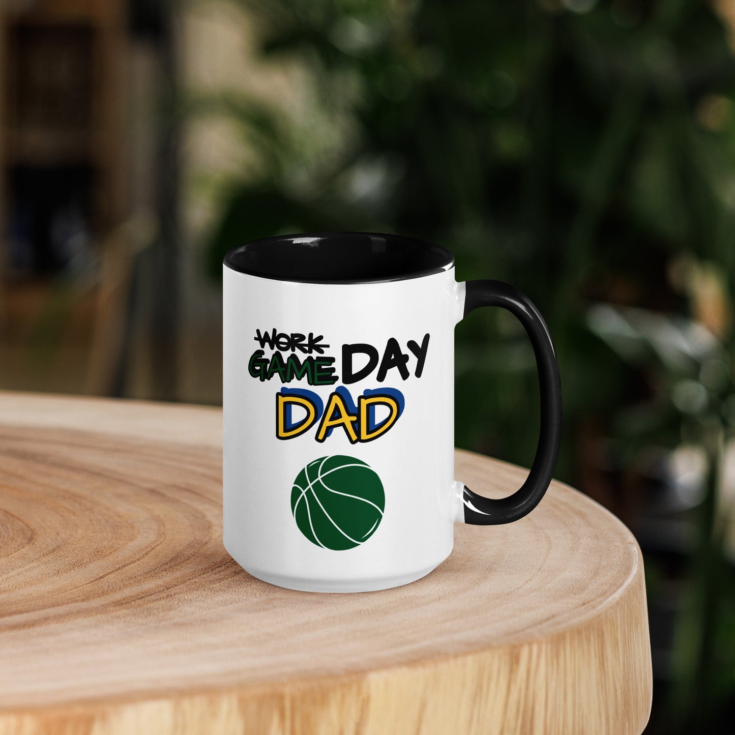Basketball Game Day Dad Coffee and Tea Mug