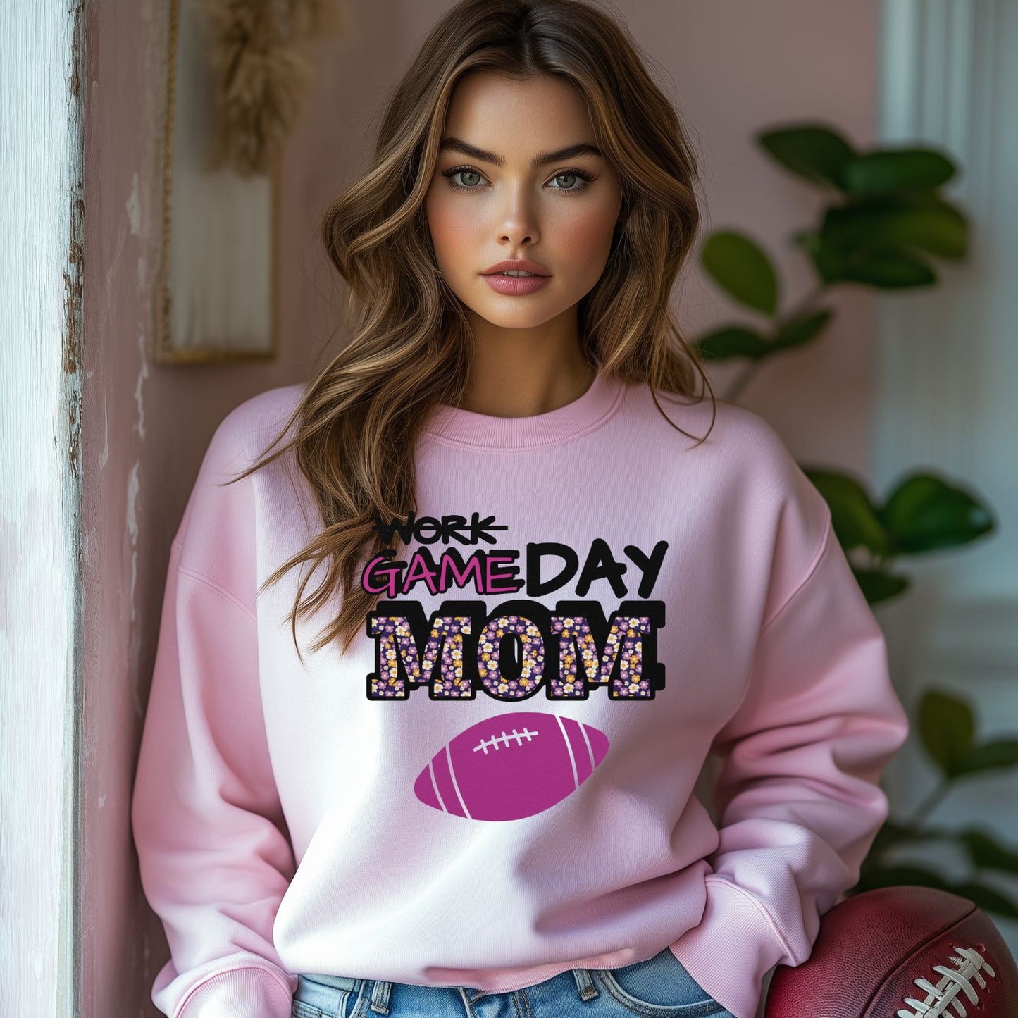 Game Day Mom Sweatshirt Crewneck