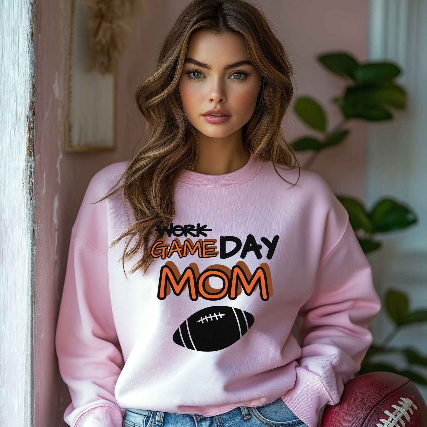 Game Day Mom Sweatshirt Crewneck