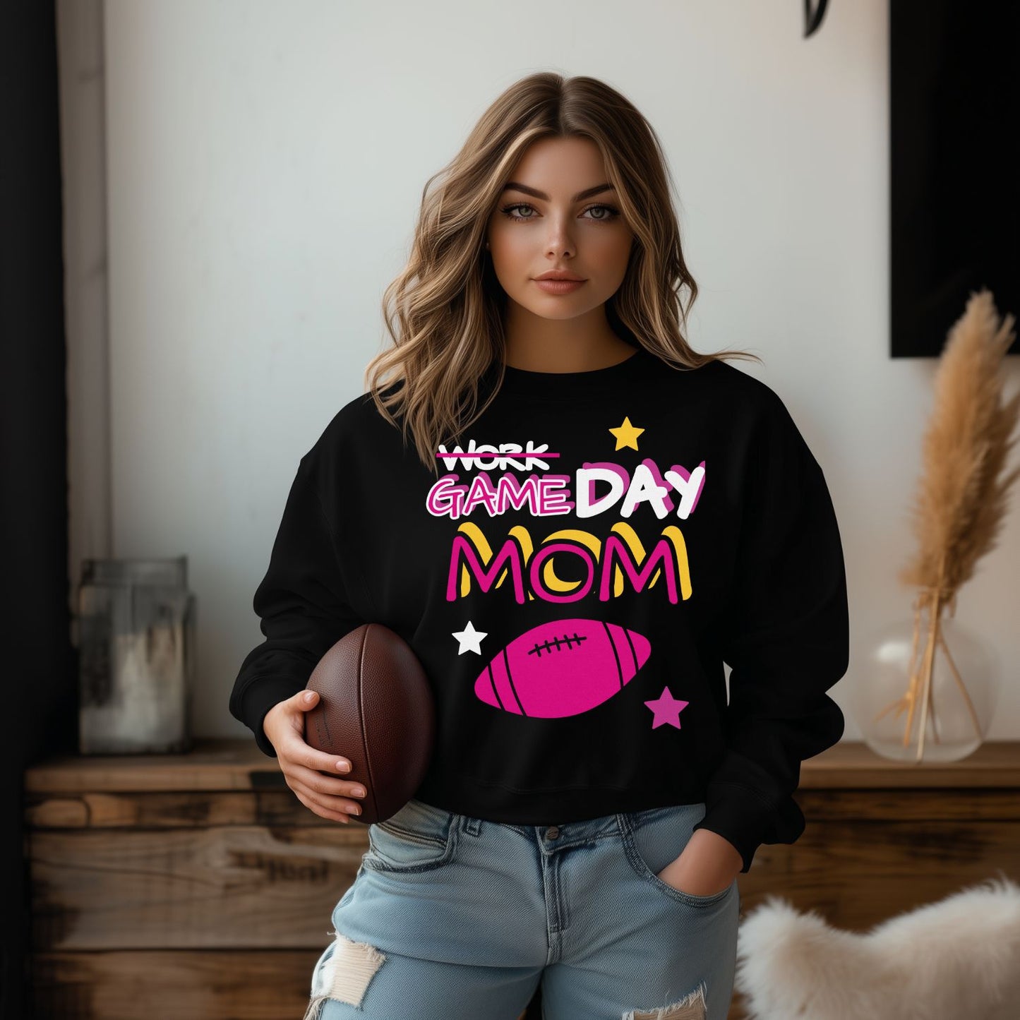 Game Day Mom Sweatshirt Crewneck