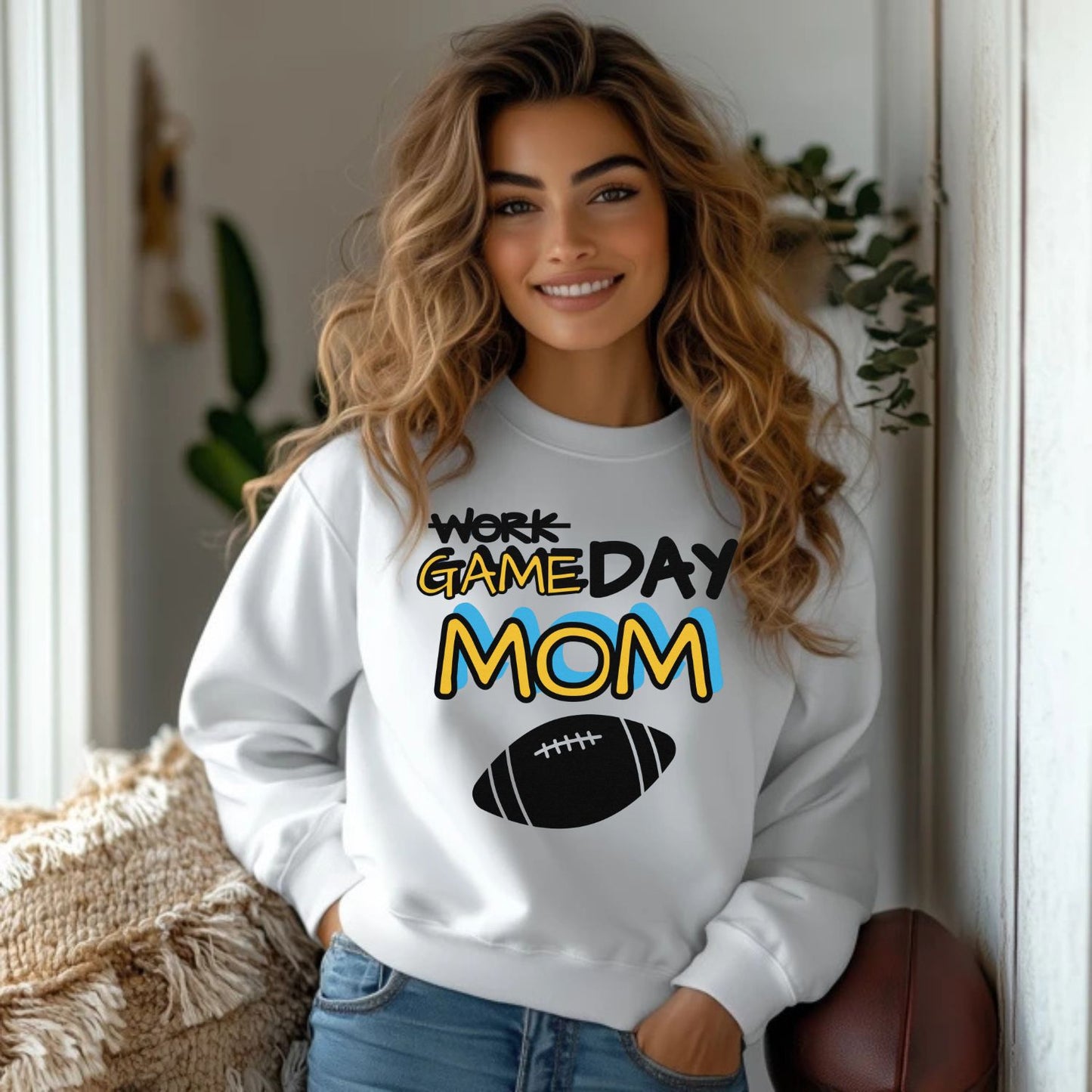 Game Day Mom Sweatshirt Crewneck