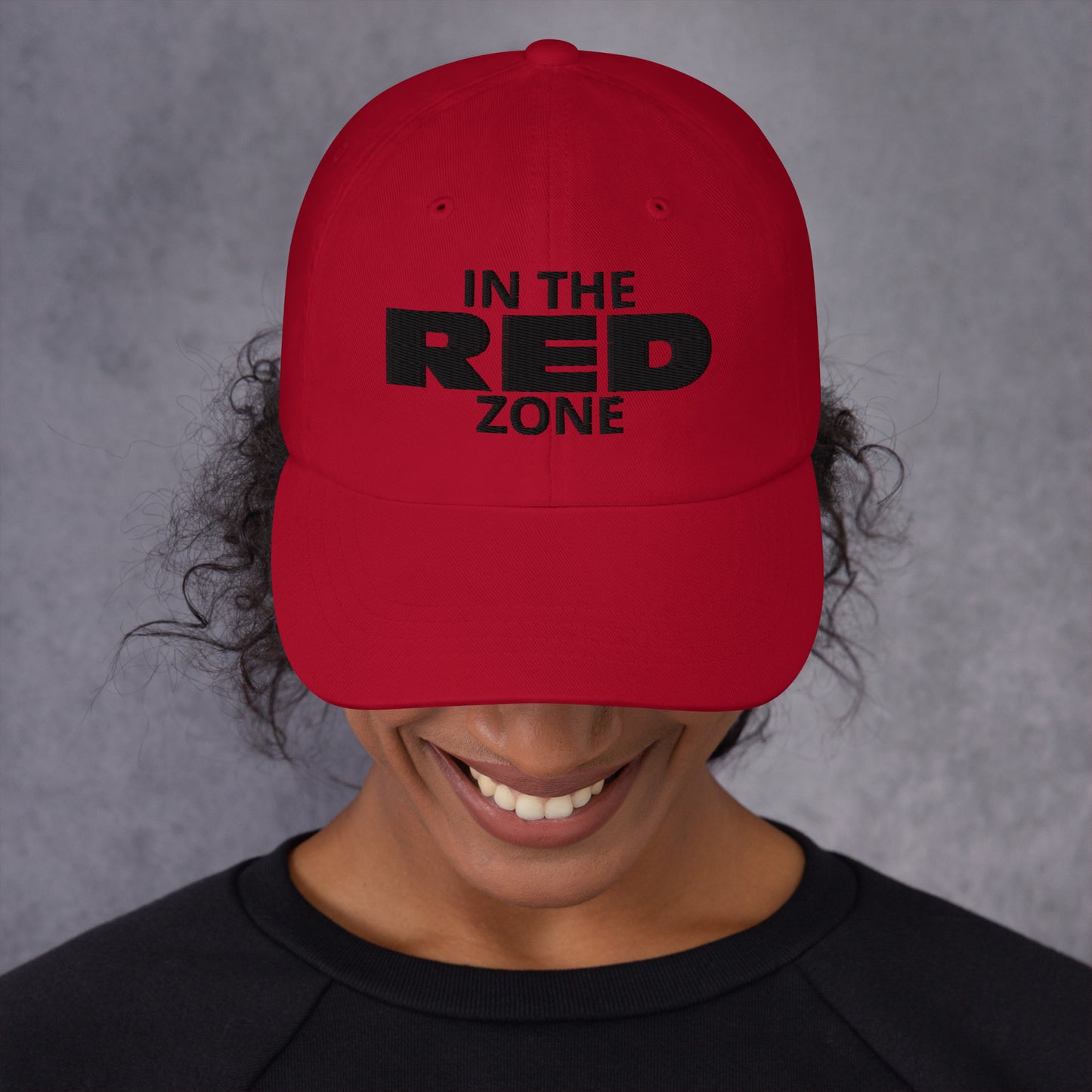 "In the Red Zone" Red Sports Hat