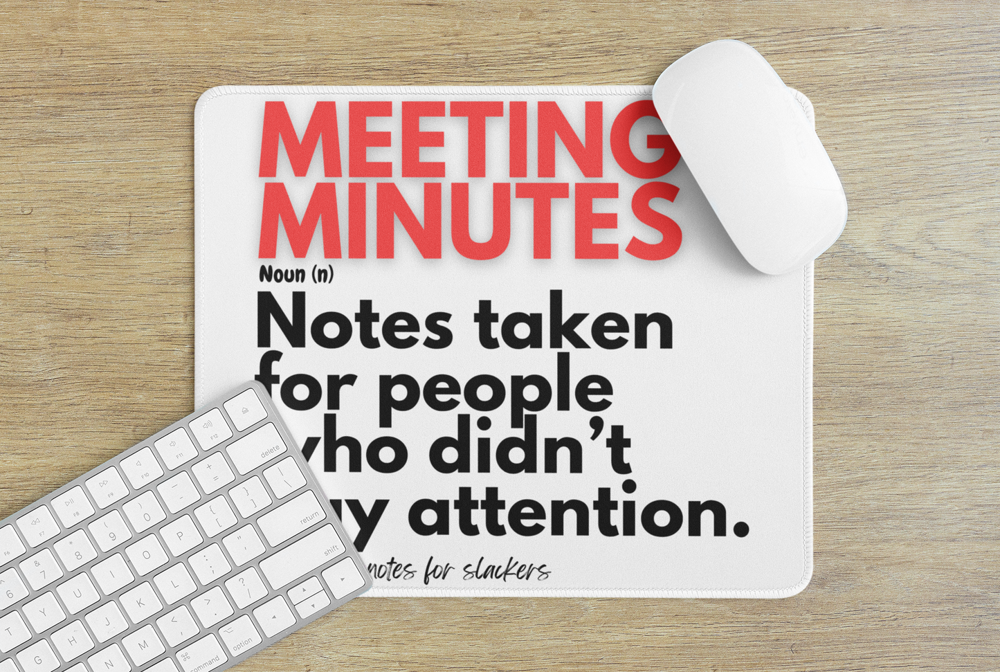 Meeting Minutes Mouse Pad