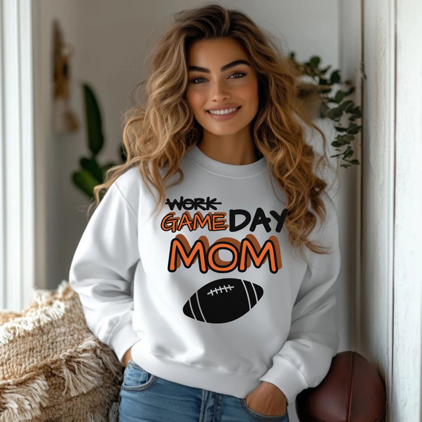 Game Day Mom Sweatshirt Crewneck