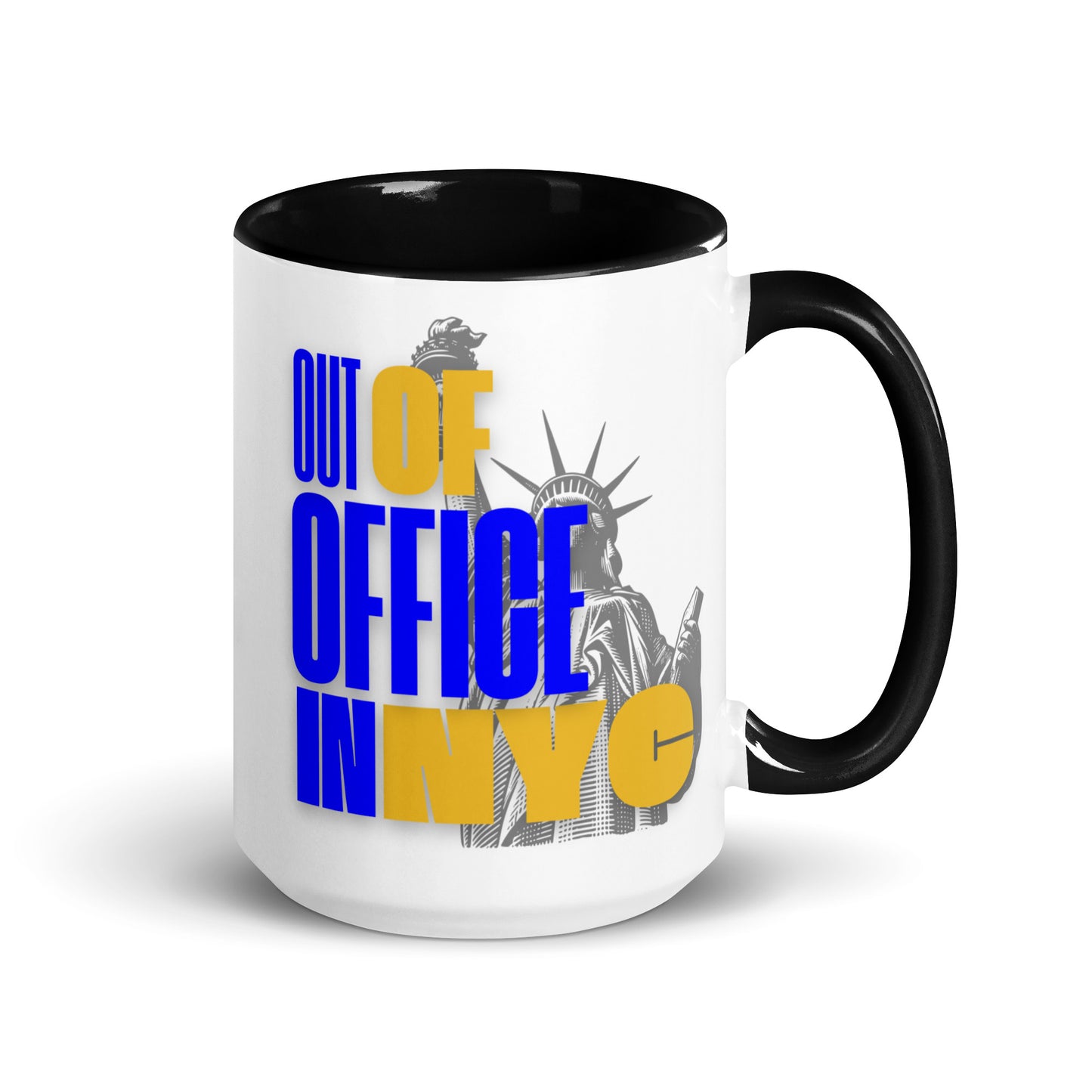 Don't forget to throw this conversation starter mug into your suitcase while packing for your next trip to New York City. Our "Out of OFFICE IN NYC" mug can be used to sip your favorite beverage whether that be coffee, tea or hey...maybe even use it to sip your favorite drink at the hotel bar.