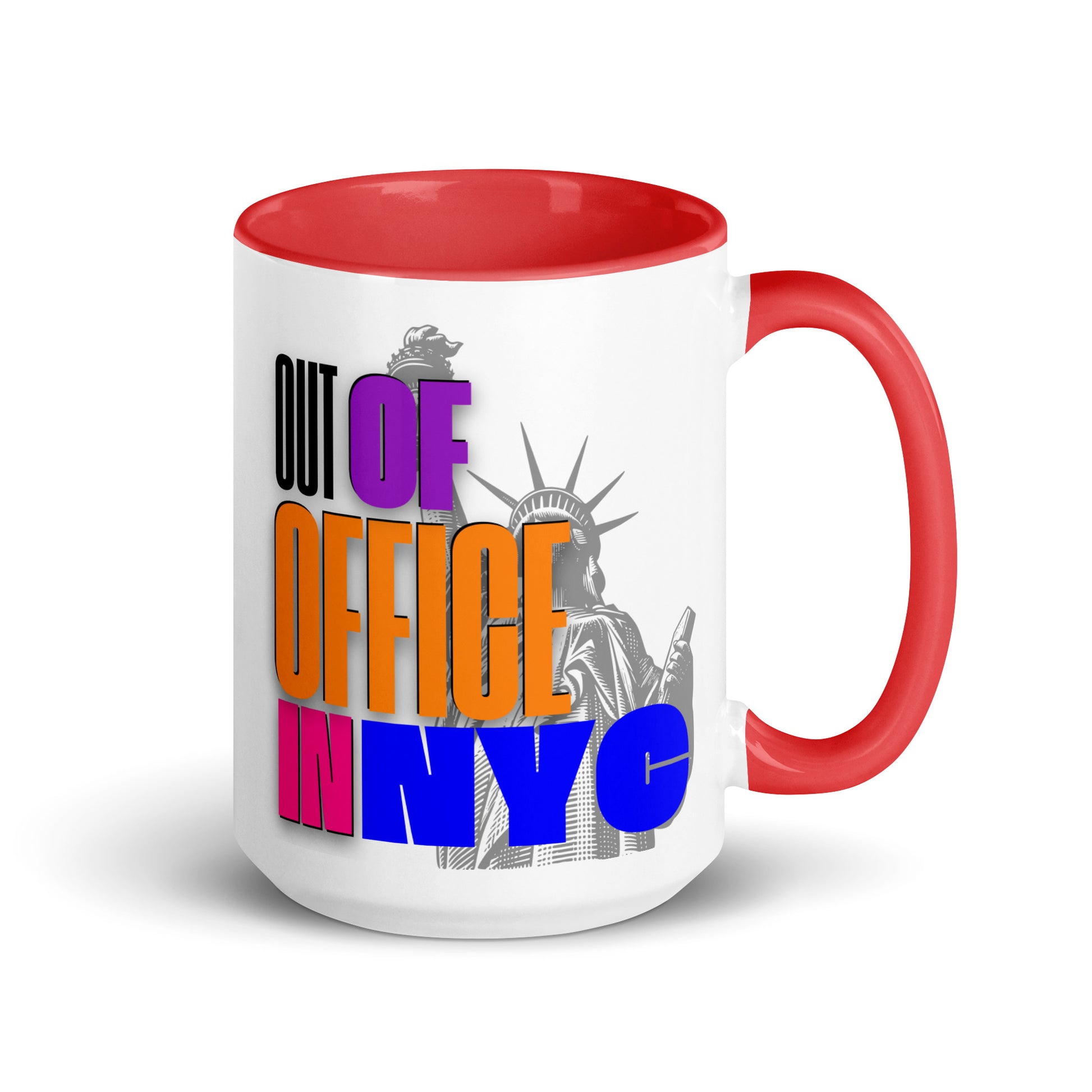 Don't forget to throw this conversation starter mug into your suitcase while packing for your next trip to New York City. Our "Out of OFFICE IN NYC" mug can be used to sip your favorite beverage whether that be coffee, tea or hey...maybe even use it to sip your favorite drink at the hotel bar. At Corporate Business Store, we cannot make any guarantees but we wouldn't be surprised if you made a few new friends with this conversation starter.