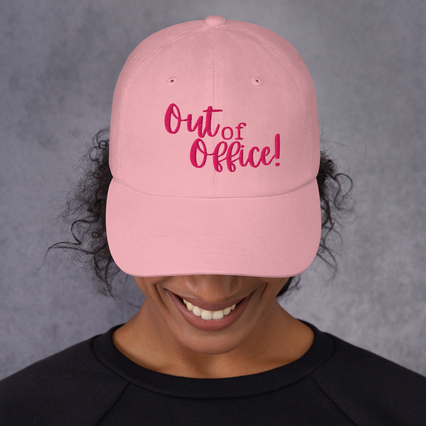 Enjoying some well-deserved downtime? Why not send a reminder to everyone that you're off the clock and the only emails you're answering are emails from your travel agent. Our work-life-balance cap with the words "Out Of Office!" embroidered on the front does the job! Nothing but vacation vibes.
