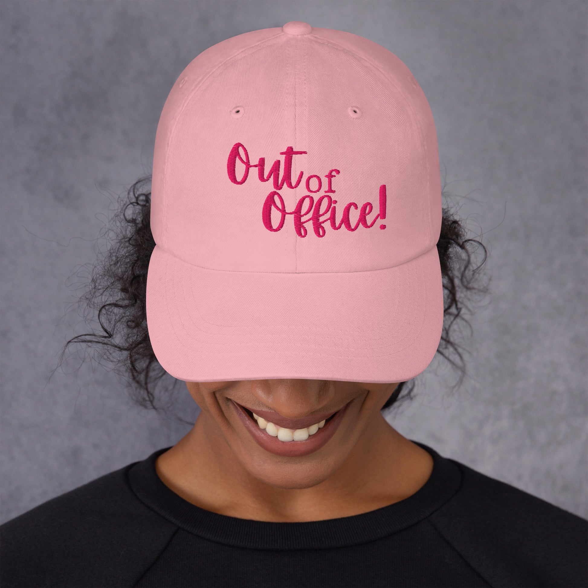 Enjoying some well-deserved downtime? Why not send a reminder to everyone that you're off the clock and the only emails you're answering are emails from your travel agent. Our work-life-balance cap with the words "Out Of Office!" embroidered on the front does the job! Nothing but vacation vibes.