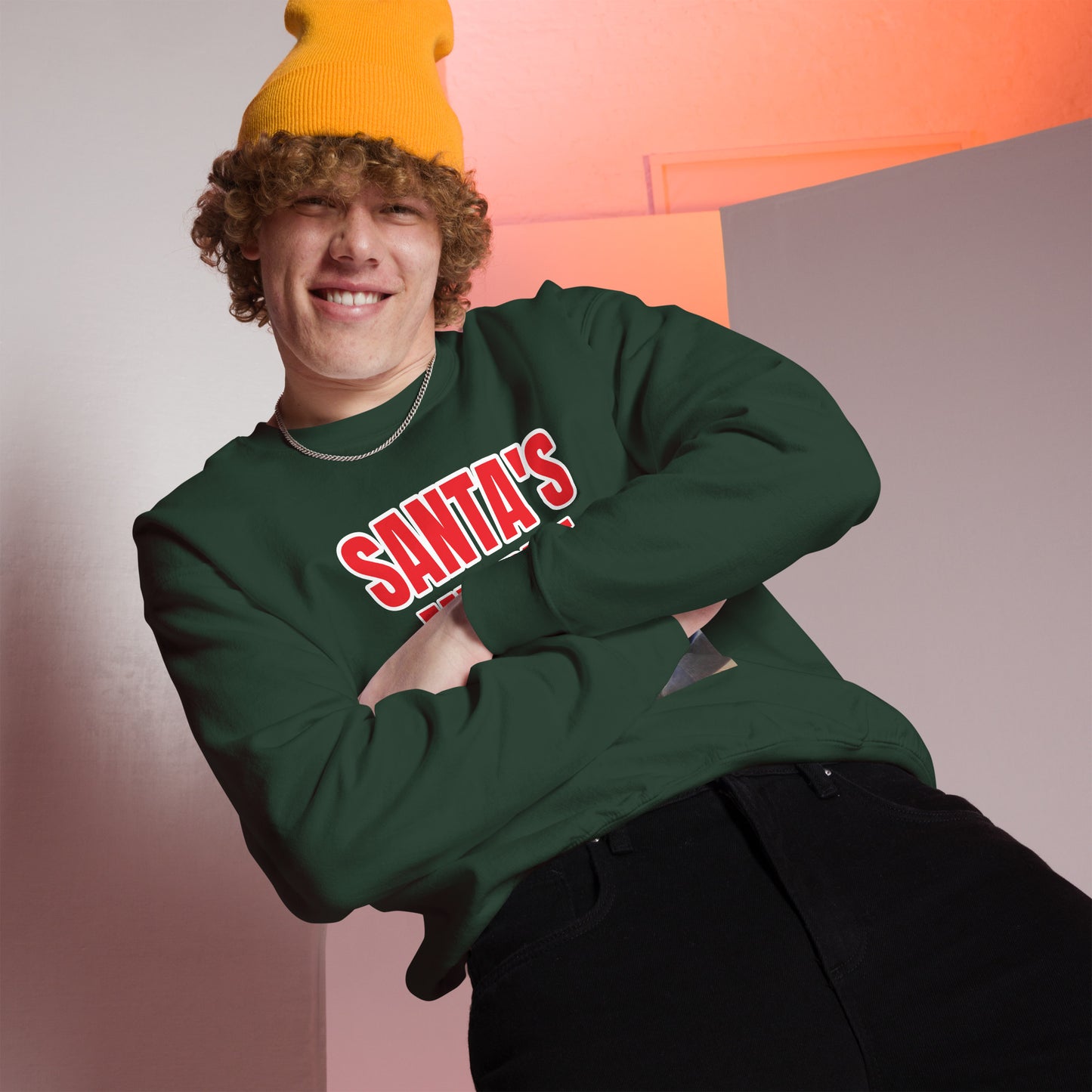 Santa's Favorite Slacker Sweatshirt Crewneck