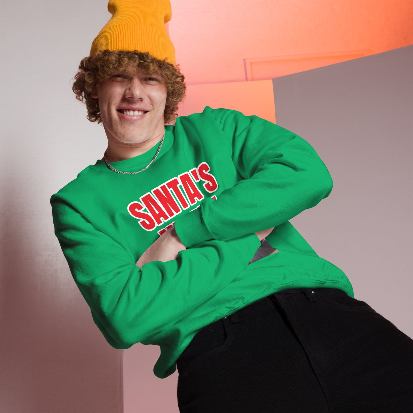 Santa's Favorite Slacker Sweatshirt Crewneck