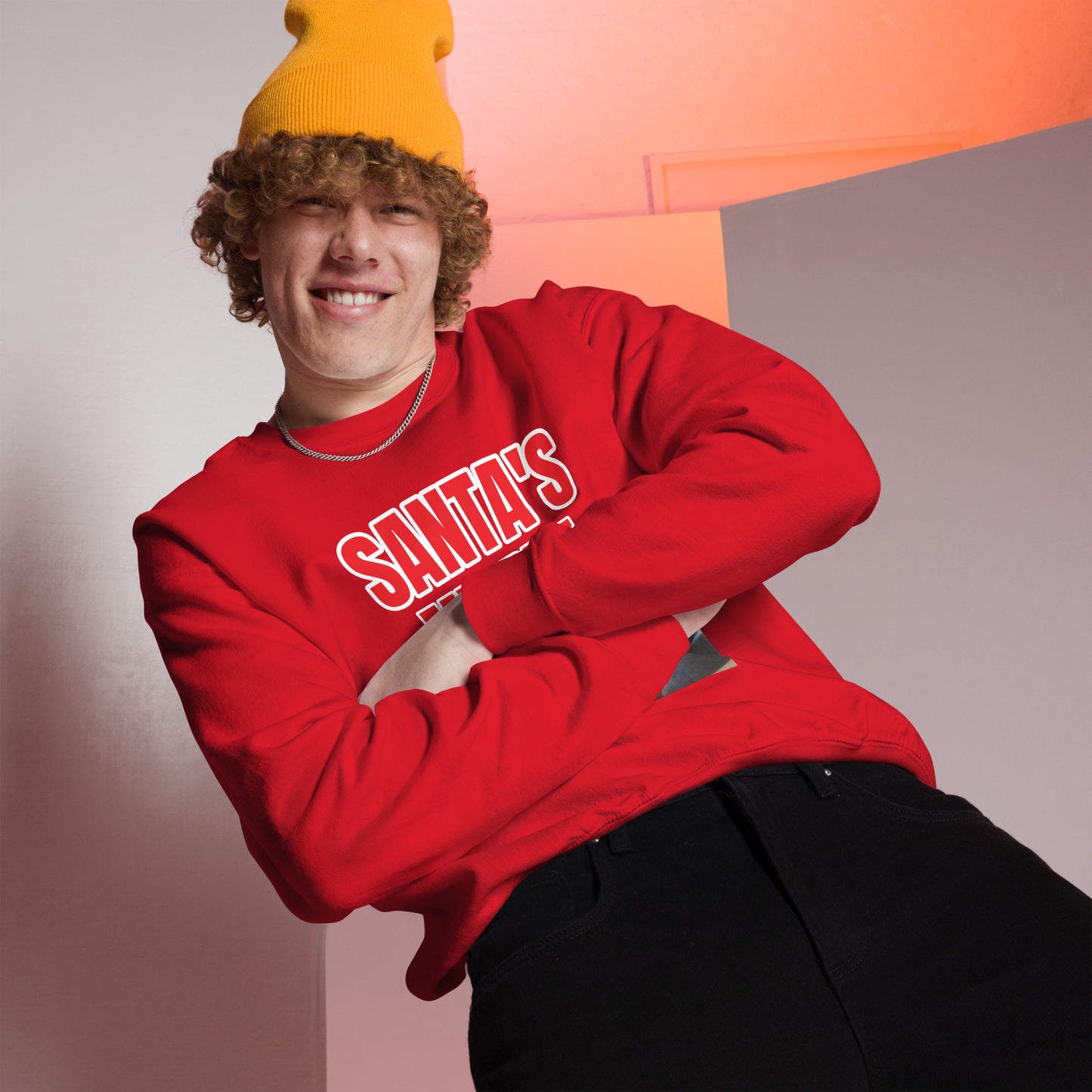 Santa's Favorite Slacker Sweatshirt Crewneck