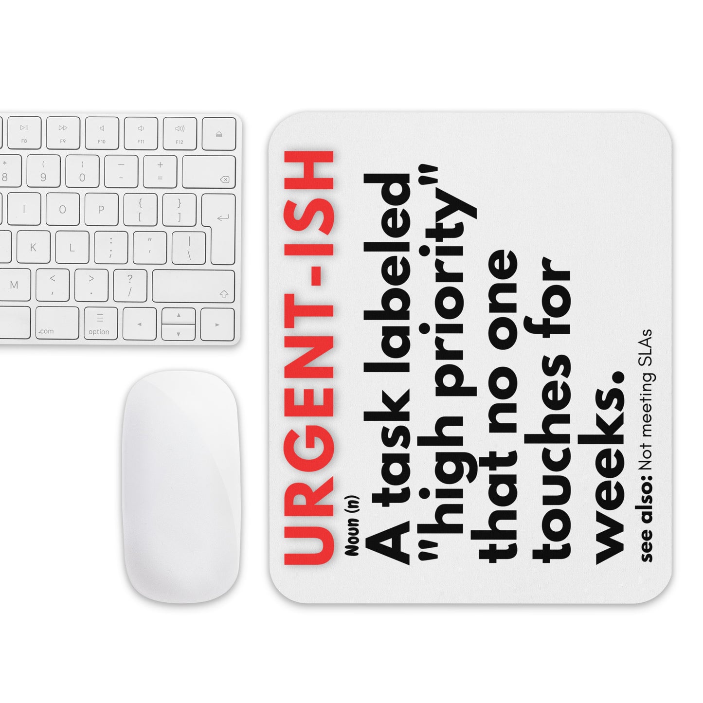 A new word has entered the corporate world. Urgent-ish. A task labelled 'high priority' that no one touches for weeks.