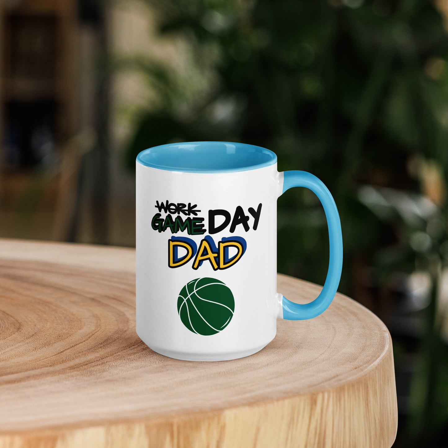 Basketball Game Day Dad Coffee and Tea Mug